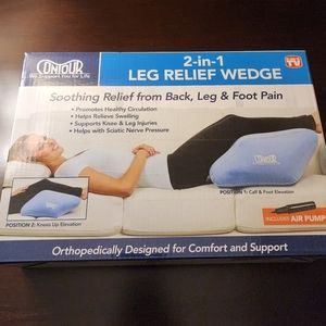 Contour leg relief wedge